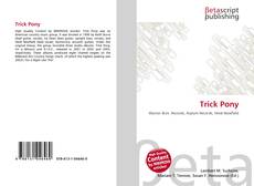 Buchcover von Trick Pony