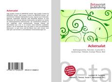 Couverture de Ackersalat