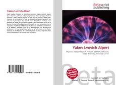 Buchcover von Yakov Lvovich Alpert