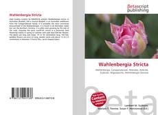 Buchcover von Wahlenbergia Stricta