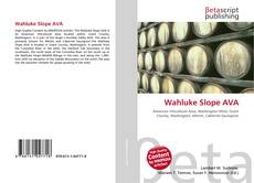 Copertina di Wahluke Slope AVA