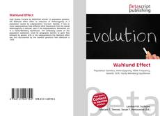 Copertina di Wahlund Effect