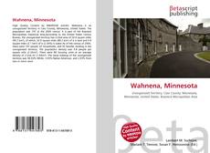 Copertina di Wahnena, Minnesota