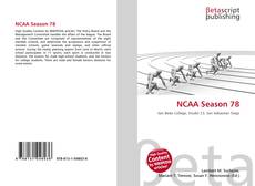 Buchcover von NCAA Season 78