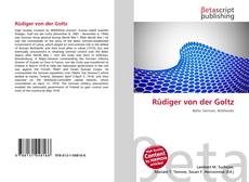 Copertina di Rüdiger von der Goltz