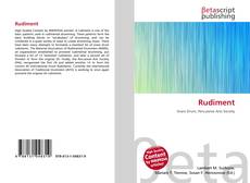Buchcover von Rudiment