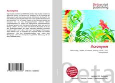 Copertina di Acronyme