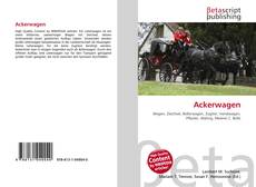 Couverture de Ackerwagen