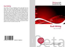 Copertina di Rudi Mittig