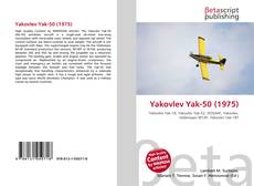 Capa do livro de Yakovlev Yak-50 (1975) 