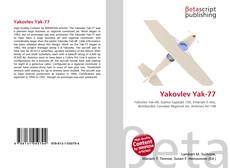 Capa do livro de Yakovlev Yak-77 
