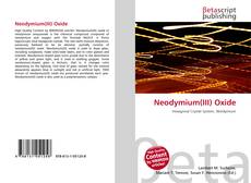 Capa do livro de Neodymium(III) Oxide 