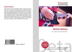 Richie Kotzen kitap kapağı