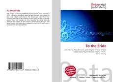 Buchcover von To the Bride