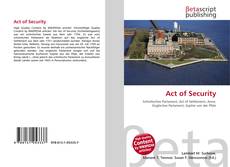 Copertina di Act of Security