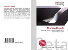 Buchcover von Thorium Dioxide