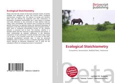 Bookcover of Ecological Stoichiometry