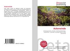 Buchcover von Ackerwinde
