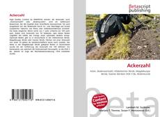Couverture de Ackerzahl