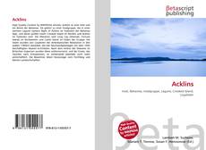 Buchcover von Acklins