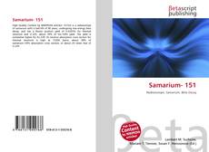 Copertina di Samarium- 151