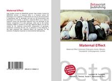 Copertina di Maternal Effect