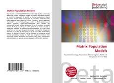 Copertina di Matrix Population Models