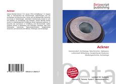 Couverture de Ackner