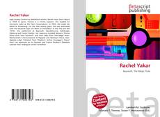 Couverture de Rachel Yakar