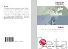 Copertina di Ackrill