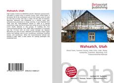 Copertina di Wahsatch, Utah