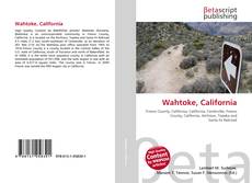 Copertina di Wahtoke, California