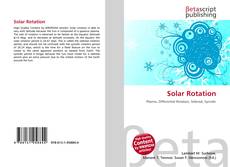 Couverture de Solar Rotation