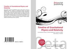 Couverture de Timeline of Gravitational Physics and Relativity