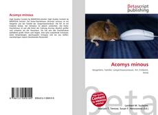 Couverture de Acomys minous