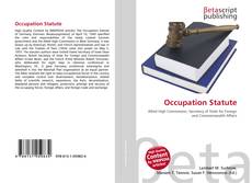 Copertina di Occupation Statute