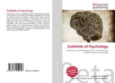 Copertina di Subfields of Psychology