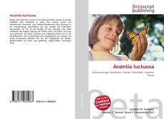 Couverture de Acontia luctuosa