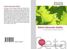 Copertina di Robert Alexander Walker