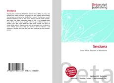 Capa do livro de Snežana 