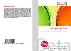 Buchcover von Nicholas Barker