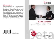 Copertina di Zahida Manzoor