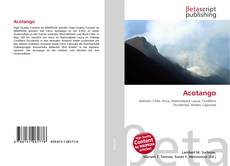 Buchcover von Acotango