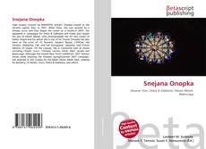 Capa do livro de Snejana Onopka 