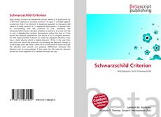 Capa do livro de Schwarzschild Criterion 