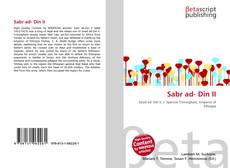 Buchcover von Sabr ad- Din II
