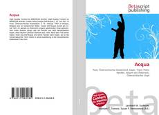 Buchcover von Acqua