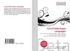 Buchcover von List of Indo-Aryan Languages