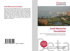 Buchcover von Snell Memorial Foundation