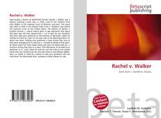Rachel v. Walker kitap kapağı